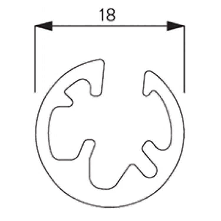 4900 Systems 32 2mm 4900 32mm Spring Operated Roller